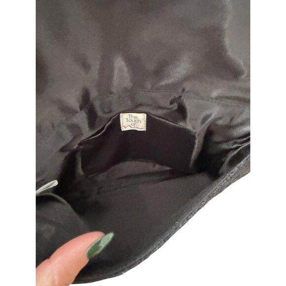 NINA Black Lace Cocktail Shoulder Bag Clutch - Picture 2 of 9